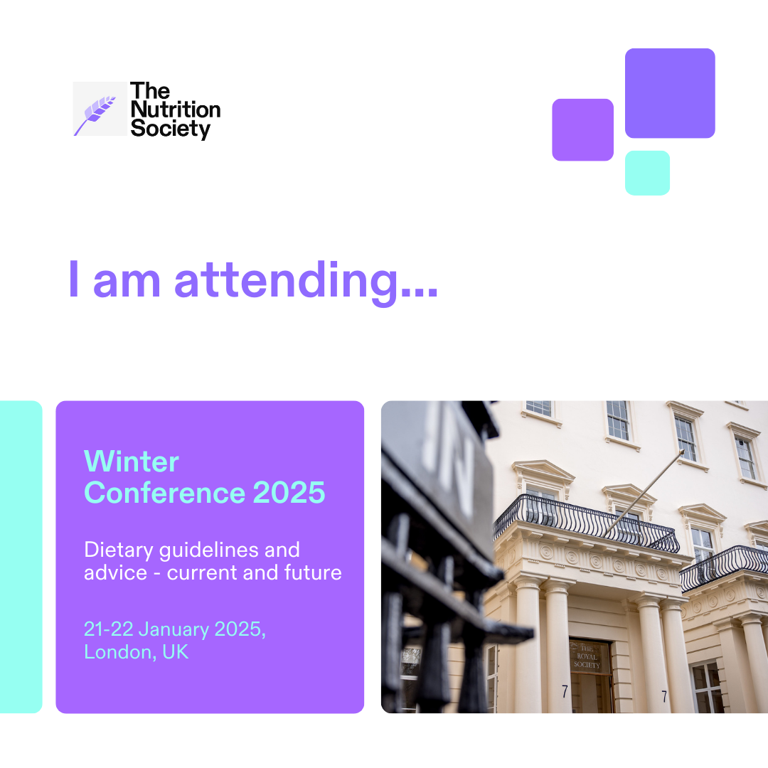 I am attending the Winter Conference! | The Nutrition Society