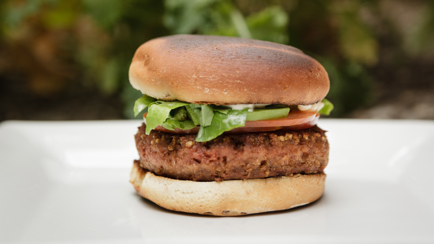 Plant-based burger