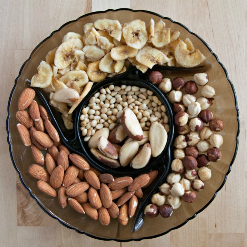 Mixed nuts in a bowl