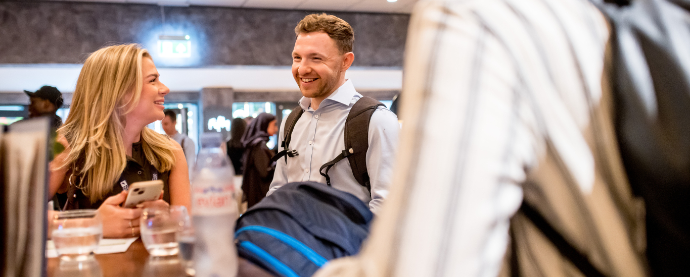 Group of students talking