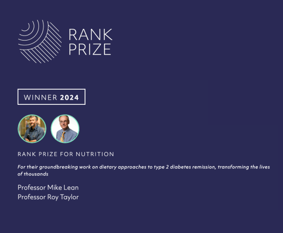 Rank Prize for Nutrition - 2024 Winners