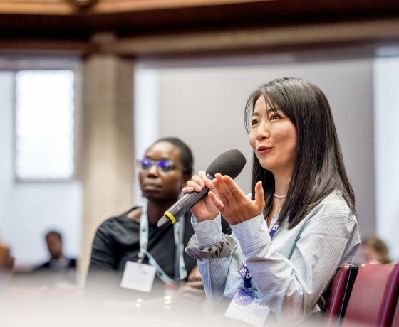 delegates at a scientific conference